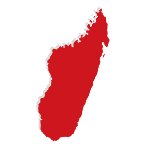 Mapa Madagascar
